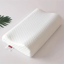 Travesseiro ortopédico com espuma viscoelástica 50 x 30 x 10 cm Apoio para o pescoço e coluna Tamanho anatómico Capa removível e lavável com fecho Z 2