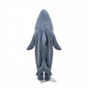 Travestimento Squalo per Adulti Costume Intero con Cappuccio Testa di Squalo con Denti in Poliestere ed Elastan per Carnevale e Halloween 7