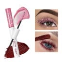 Trblietavá farebná predlžujúca riasenka s dvoma kefkami, 10 g, farebný pigment a trblietky pre výrazný kreatívny make-up 6