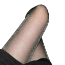 Trblietavé pančucháče dámske bezšvové s perleťovým efektom, univerzálna veľkosť do 65 kg, elastan a nylon, na leto, párty aj denné nosenie 8