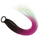 Treccine sintetiche con elastico 58 cm 20