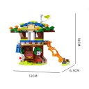 Tree House Building Set 12 x 6.5 x 10 cm 152 Pieces 6-in-1 Creative Puzzle with Multiple Building Options 2
