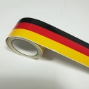 Trefärgad bildekal 13