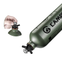 Treibstoffflasche 1 l Aluminiumlegierung mit Sicherheitsventil Grüne tragbare Treibstoffflasche für Campingkocher Outdoor Behälter 2