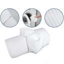Trekantet forhøjet pude kileformet memory foam ortopædisk hoved- og benstøtte lændestøtte afslapning soveplads 40 x 20 x 10 cm 2