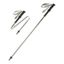 Trekking Pole 110 cm Folding to 35 cm Ultralight with Quick Assembly Wrist Strap and Mud Basket Tip 10