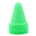 Tréninkové kužely sada 10 kusů 7,5 x 8 cm Malé plastové kužely pro trénink sportovní aktivity Koordinační pomůcka PE materiál 4