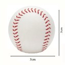 Tréninkový baseballový míček z PU pěny 7 x 7 cm lehký softballový míč pro vnitřní i venkovní rekreační hru a sportovní cvičení 2