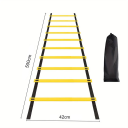 Tréninkový žebřík pro rychlostní cvičení 500 x 42 cm Nylonové popruhy Sportovní pomůcka na koordinaci a obratnost s vakem na přenášení 2