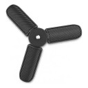 Trépied mini de poche 7,5 cm avec filetage 1/4 pouce Poids 39 g Poignée et trépied de table Noir Pour caméras d'action et caméras gimbal de poche 3