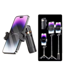 Trépied pour téléphone 36,5 cm Support rotatif 360 degrés Support stable pour mobile pour la photographie les appels vidéo et l'enregistrement 4