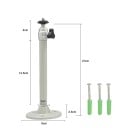 Trépied réglable 21 cm avec rotation 360° Support en métal pour projecteur et caméra Charge maximale de 1 kg 3