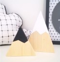 Triangle décoratif en bois 2 pièces 1