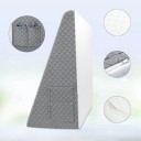 Triangular Elevated Wedge Pillow Memory Foam Breathable Orthopaedic Head and Leg Support Anti-Reflux Relaxation Sleeping Post-Surgery 50x50x26 cm 4