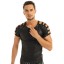 Tricou bărbătesc din piele artificială T2383 1