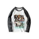 Tricou cu mâneci lungi pentru băieți B1622 1