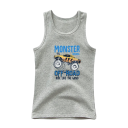 Tricou de bumbac pentru copii cu imprimeu de mașini off road Tricou simplu fără mâneci cu decolteu rotund Top de vară pentru băieți și fete Diverse culori 8