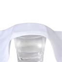 Tricou de bumbac pentru copii fără mâneci Alb Tricou simplu cu decolteu rotund Top ușor de vară pentru băieți și fete Îmbrăcăminte confortabilă pentru uz zilnic 2