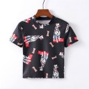 Tricou de damă cu imprimeu A997 7