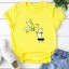 Tricou de damă cu imprimeu amuzant de banane 6