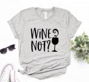 Tricou de damă cu imprimeu amuzant de vin B315 4