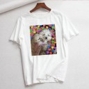 Tricou de damă cu imprimeu animal B332 7