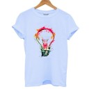 Tricou de damă cu imprimeu bec 3