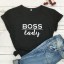 Tricou de damă cu imprimeu boss lady 2