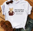 Tricou de damă cu imprimeu chihuahua 3