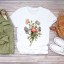 Tricou de damă cu imprimeu de flori B374 10