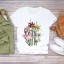 Tricou de damă cu imprimeu de flori B374 12