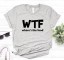 Tricou de damă cu imprimeu WTF 6