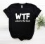 Tricou de damă cu imprimeu WTF 3