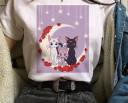 Tricou de damă cu motiv de desene animate 5