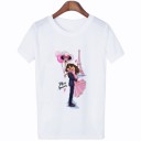 Tricou de damă cu motiv parizian 2