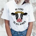 Tricou de damă cu motiv vegan 5