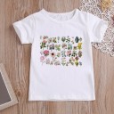 Tricou de fată cu floare 10