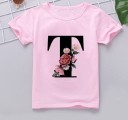 Tricou de fată cu litera B1564 20