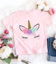 Tricou de fată cu unicorn B1544 A