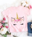 Tricou de fată cu unicorn B1544 D