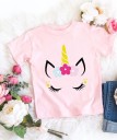 Tricou de fată cu unicorn B1544 B