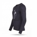 Tricou de protecție pentru motocicletă cu mânecă lungă Chiară de protecție detașabilă și protecții modelate Poliester și nylon Negru Îmbrăcăminte 6