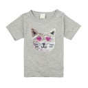 Tricou fetita cu pisica J465 9
