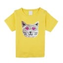 Tricou fetita cu pisica J465 14
