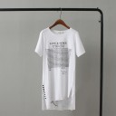 Tricou lung asimetric pentru femei 1