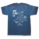 Tricou pentru bărbați cu imprimeu avion T2203 12