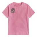 Tricou pentru bărbați cu mânecă scurtă și imprimeu de motociclist cu casca și inscripția Caffeine & Gasoline pe spate și pe piept 7