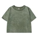 Tricou roz pentru femei, crop, mânecă scurtă, crop top, stil streetwear, confortabil, croială din bumbac, vară, modă casual 9
