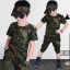 Tricou și pantaloni de camuflaj pentru băieți L1576 1