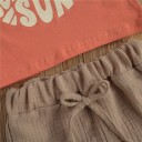 Tricou și pantaloni scurți pentru fete L1256 4